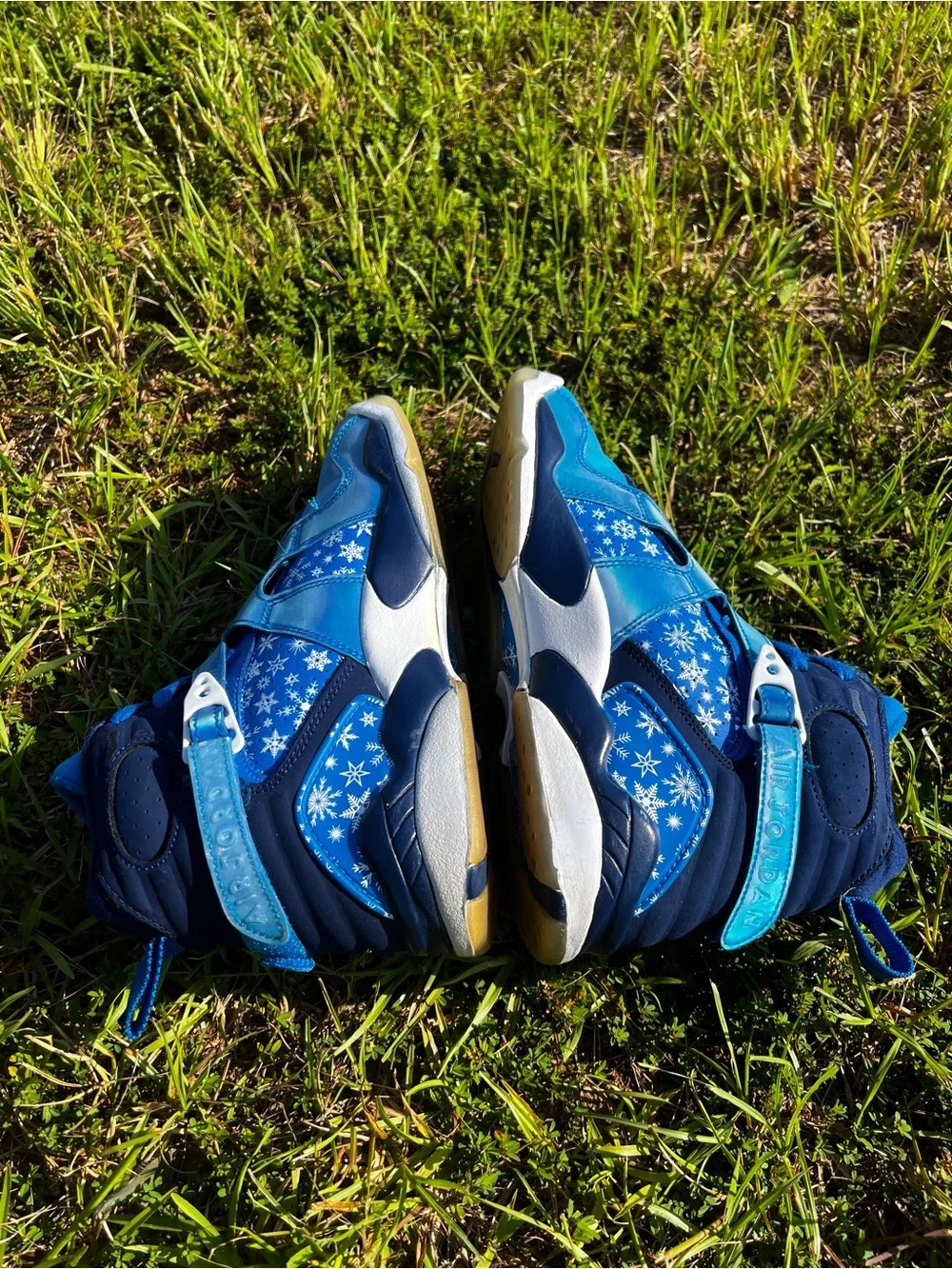 CLEAN Air Jordan 8 size 6 Mens Snowflake Blue shoes